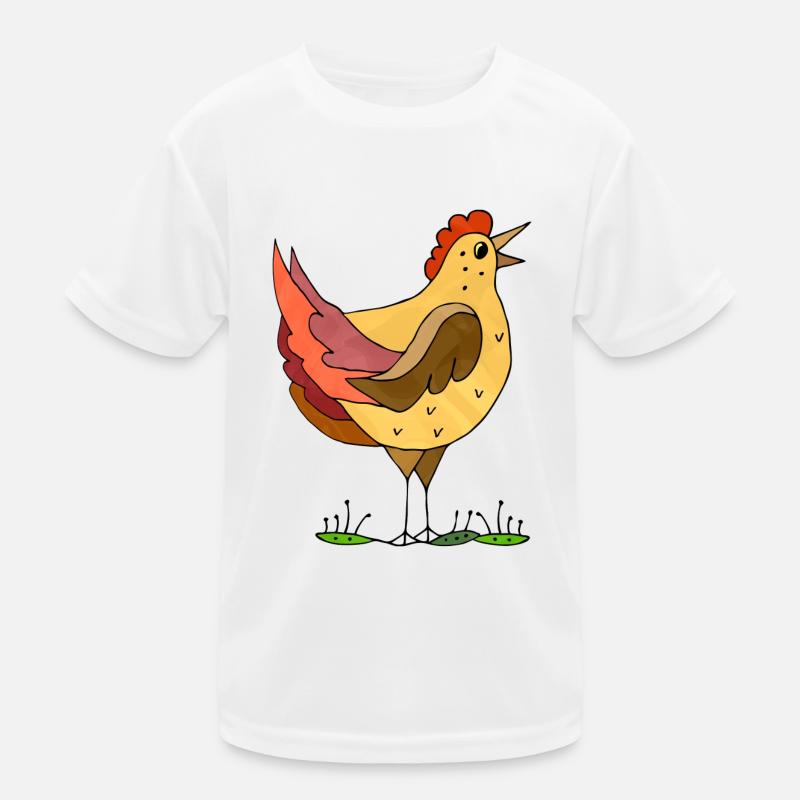 Henne Kinder Funktions-T-Shirt
