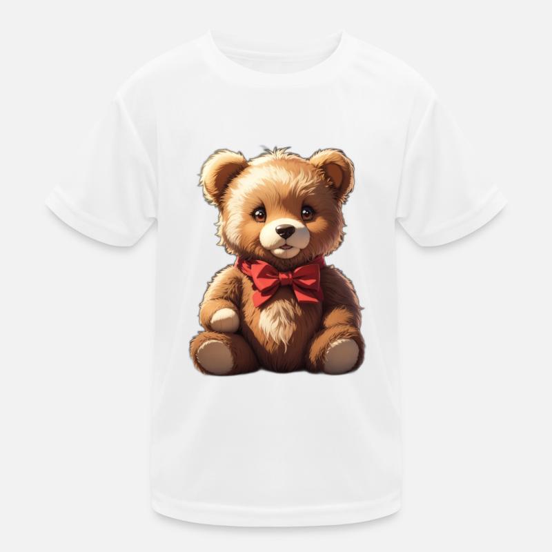 Teddy - Kids Functional T-Shirt - white