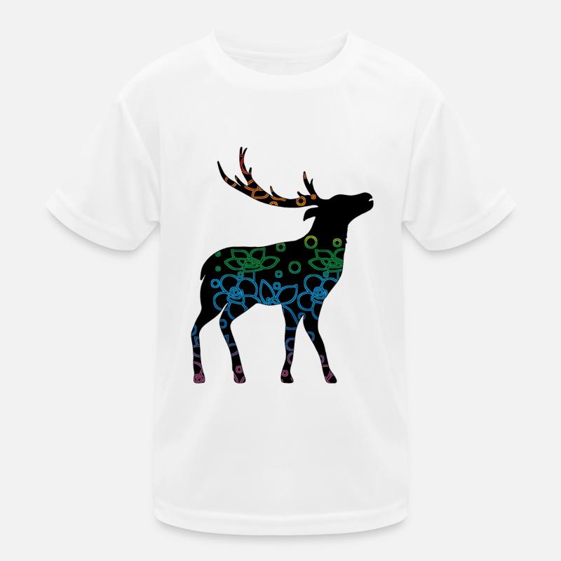 Hirsch Kinder Funktions-T-Shirt