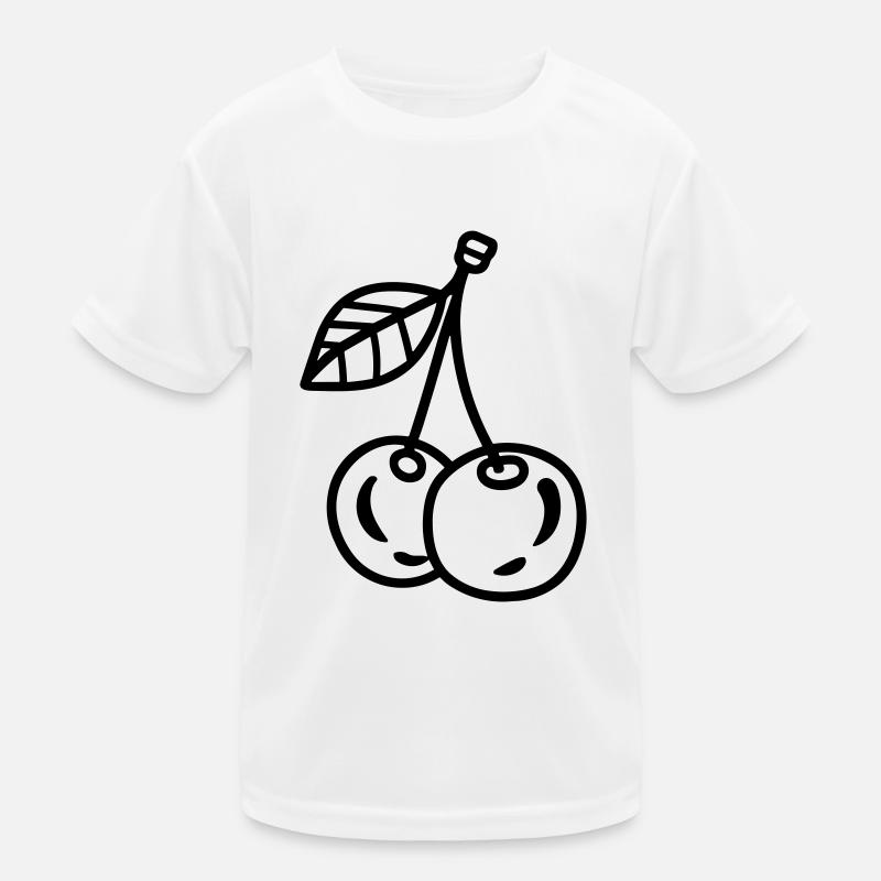 Kirsche Kinder Funktions-T-Shirt