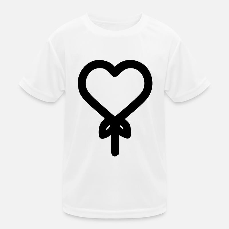 Herz-Ballon Kinder Funktions-T-Shirt
