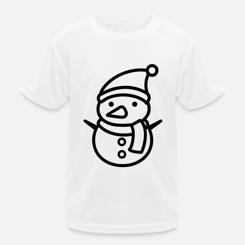 Snowman Kids Functional T-Shirt