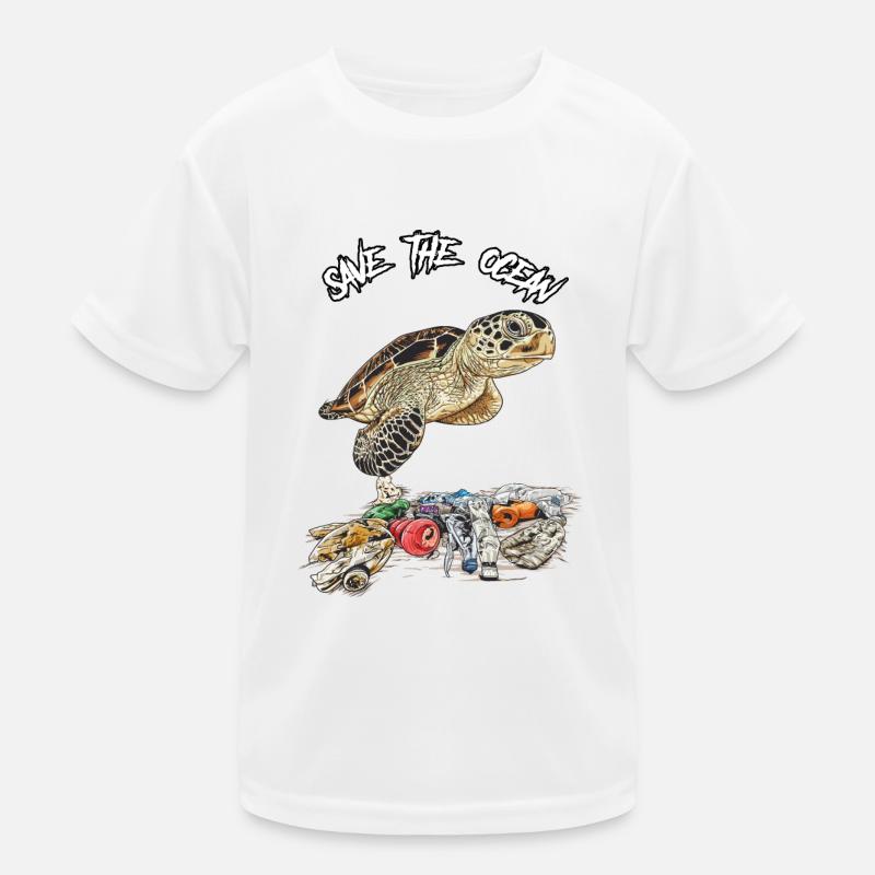 Save the ocean // Pollution Kids Functional T-Shirt