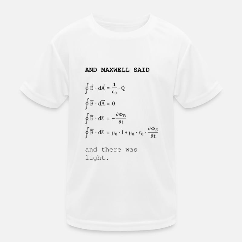 Maxwell-Gleichungen Kinder Funktions-T-Shirt