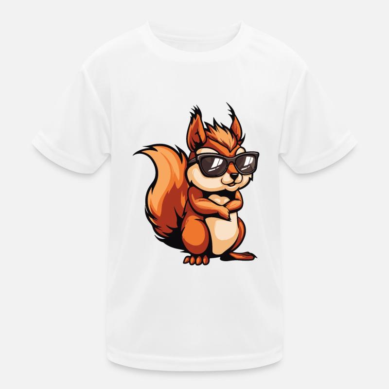 Eichhörnchen Tier Kinder Funktions-T-Shirt