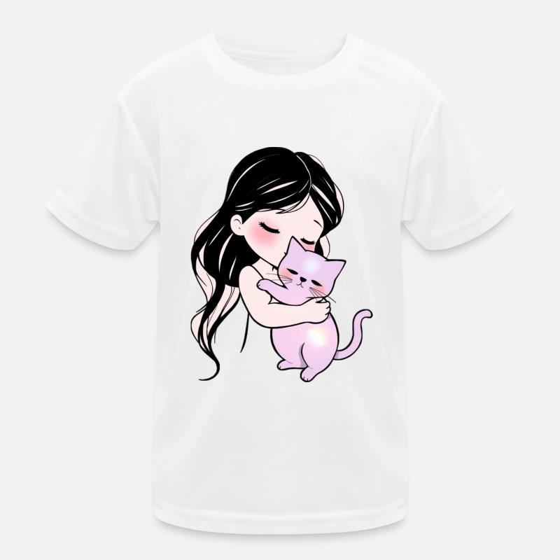 Je vous aime beaucoup… mais je préfère mon chat 💖 T-shirt sport Enfant