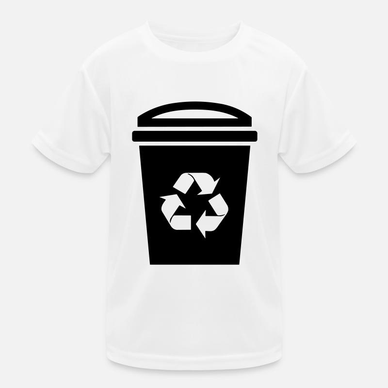 Mülltonne Kinder Funktions-T-Shirt