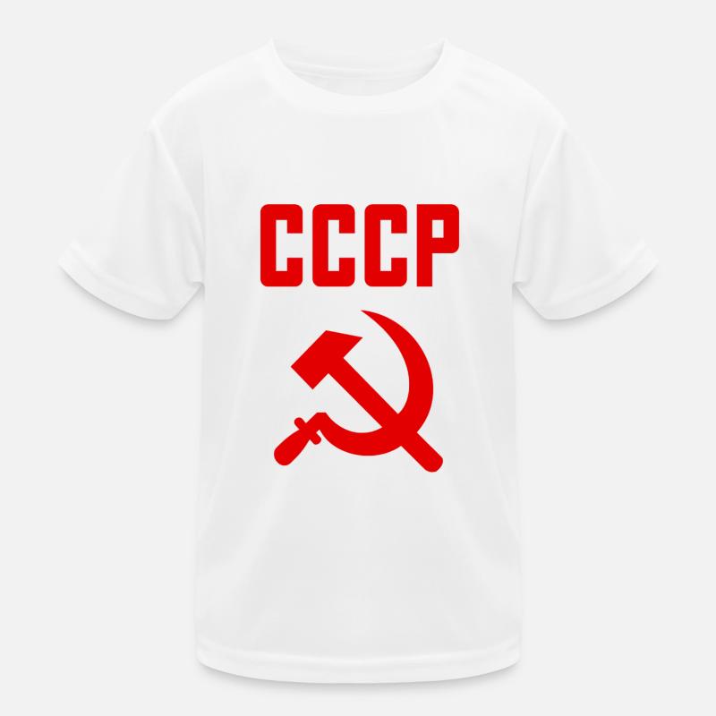 Soviet - Hammer and Sickle Soviet Union - Communist Kids Functional T-Shirt