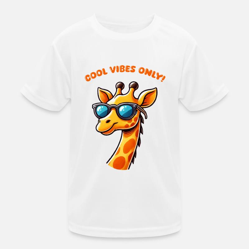 giraffe comic cool Kinder Funktions-T-Shirt