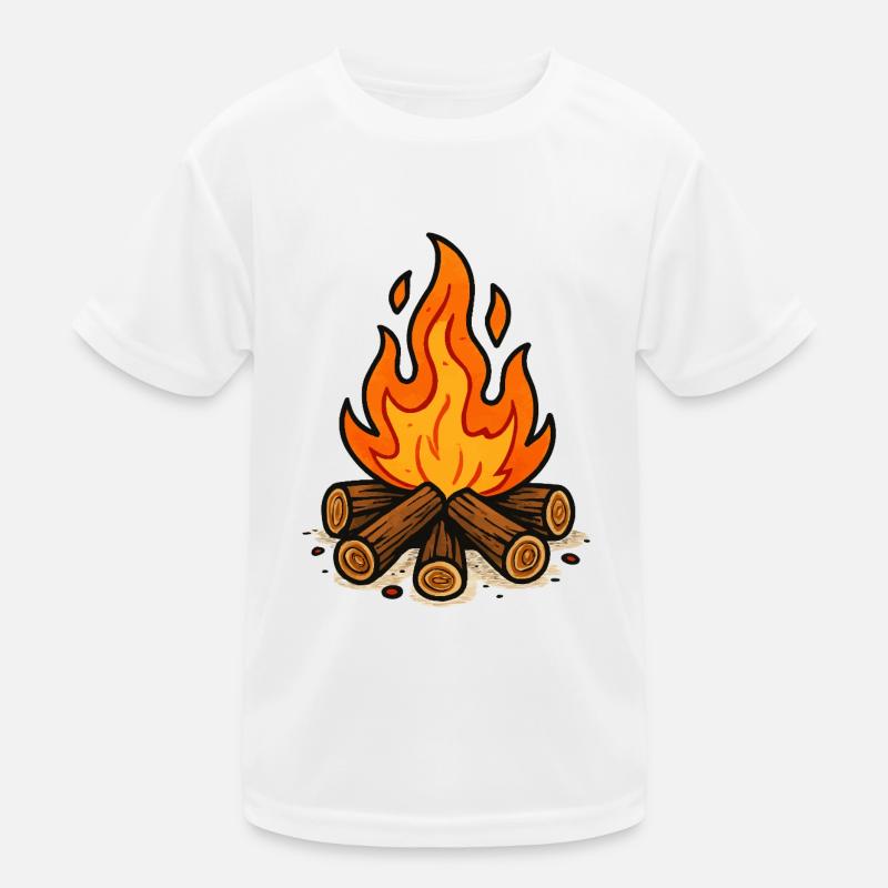 Feu de camp T-shirt sport Enfant