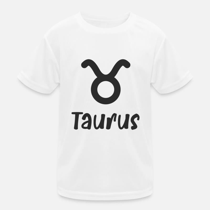 Stier Sternzeichen Kinder Funktions-T-Shirt