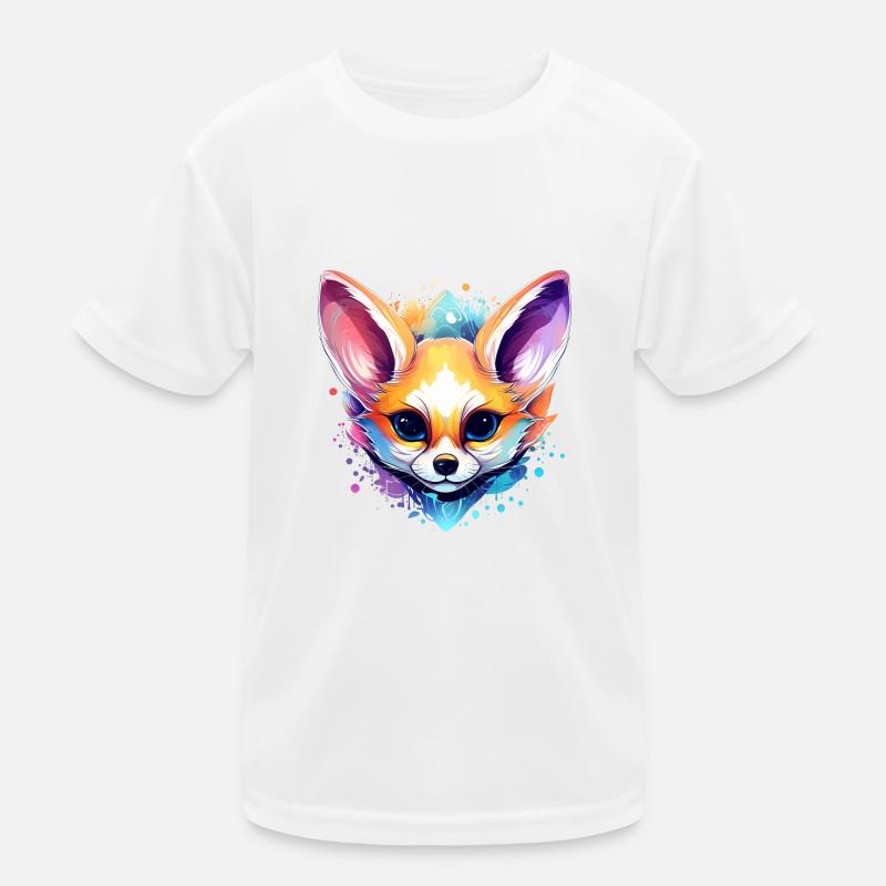 fennec coloré T-shirt sport Enfant