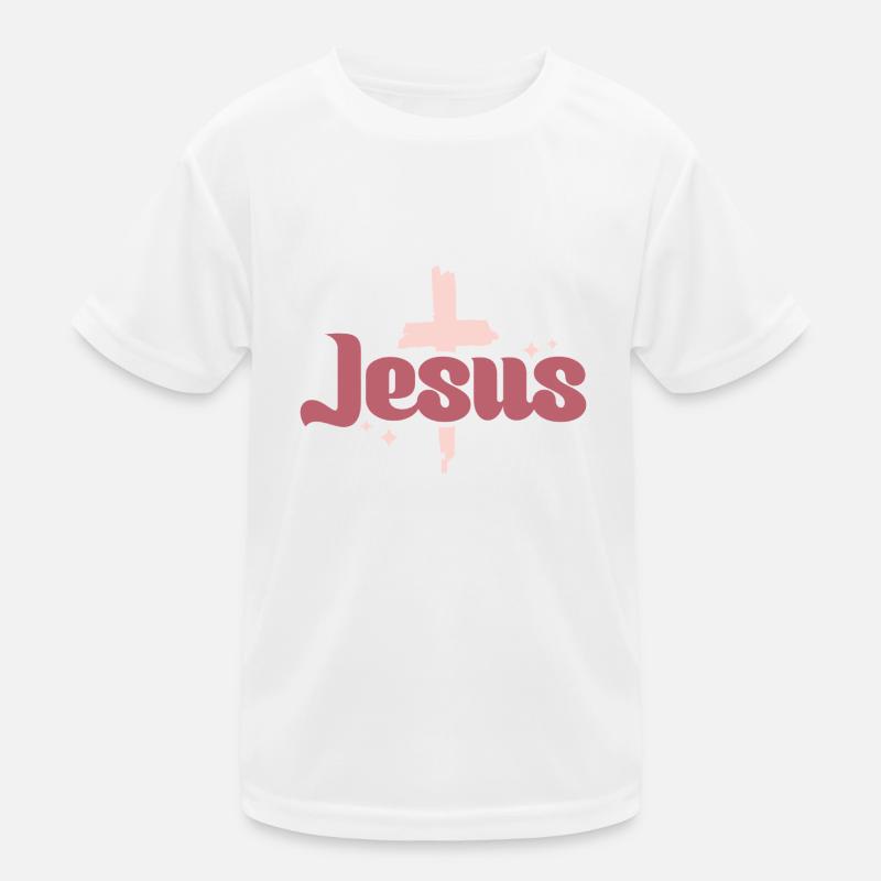 Jesus Kinder Funktions-T-Shirt