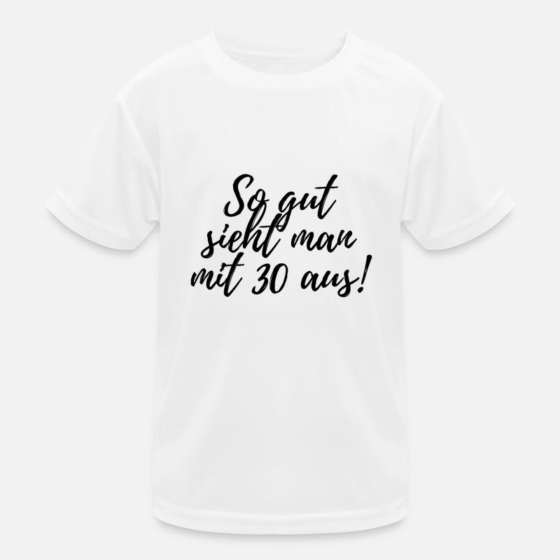 30. Geburtstag Kinder Funktions-T-Shirt