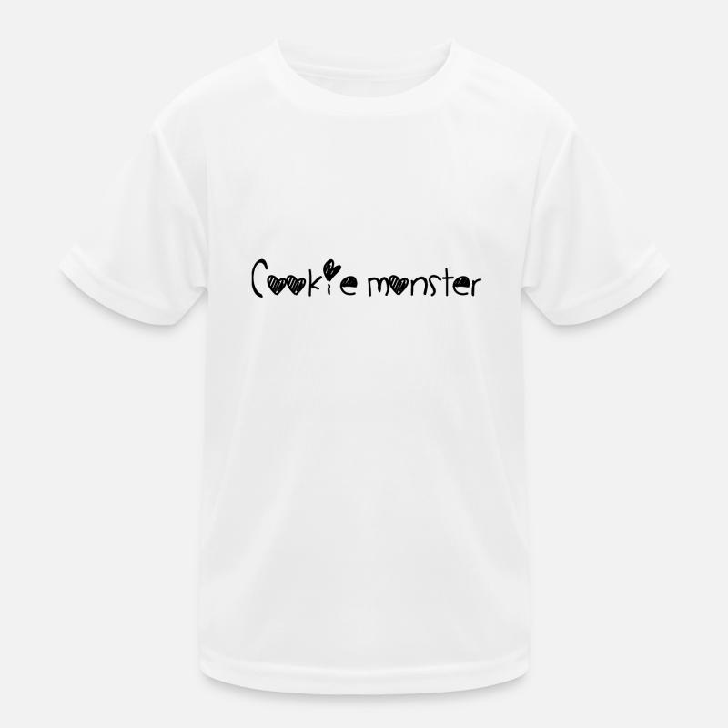 Cookie Monster Kinder Funktions-T-Shirt