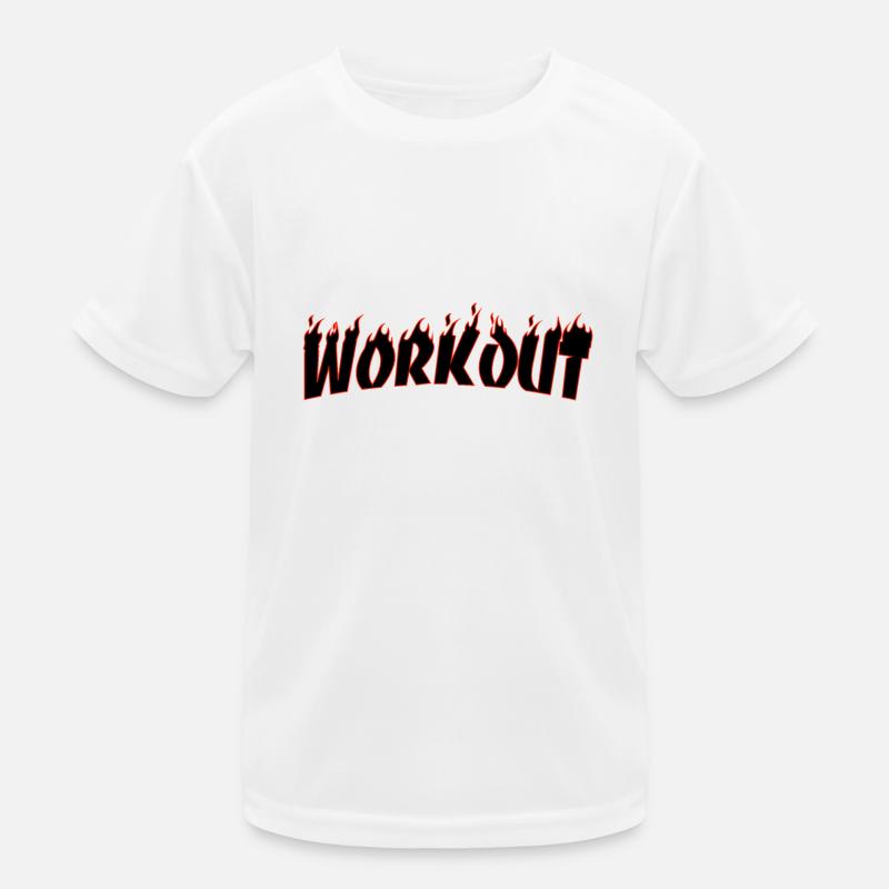 Workout Motivation Kids Functional T-Shirt