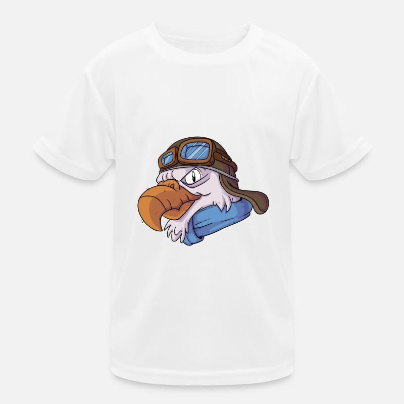 Adler Pilot Kinder Funktions-T-Shirt
