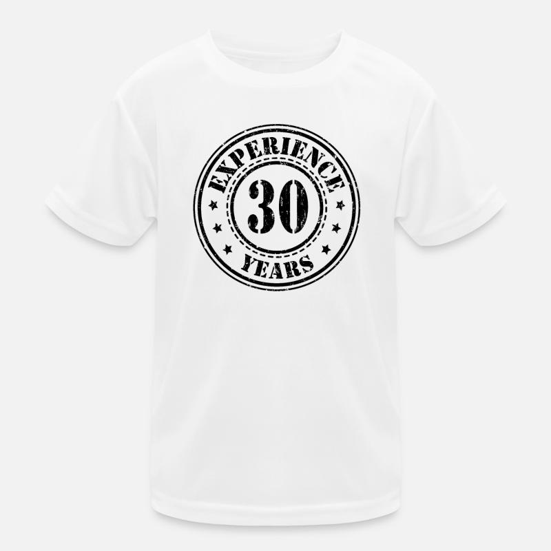 30 years of experience Kids Functional T-Shirt