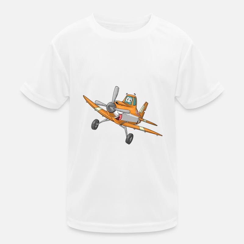 Avion avec visage T-shirt sport Enfant