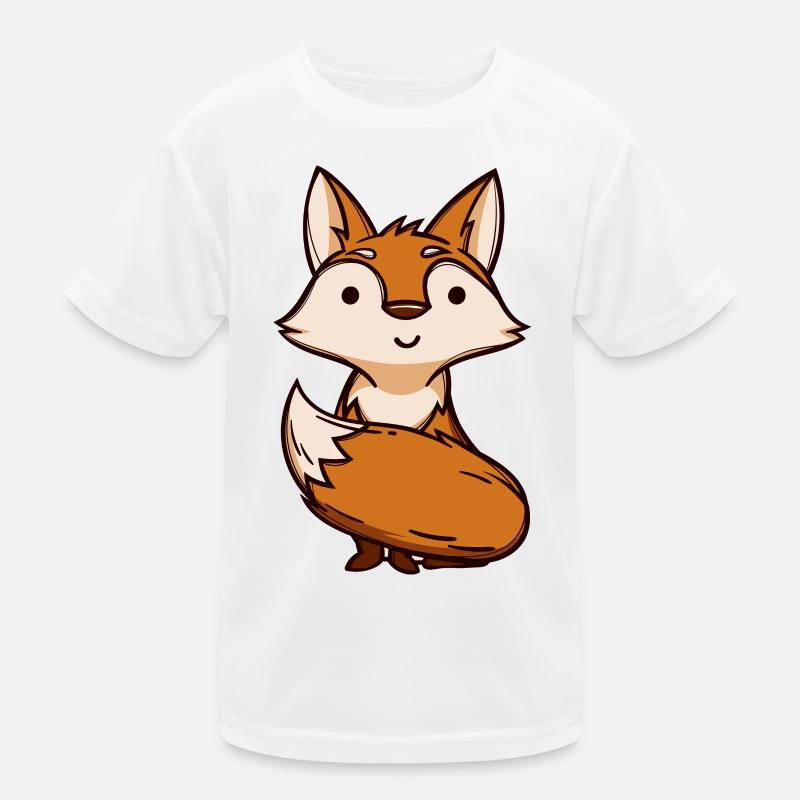 Fuchs Tier Lebewesen Kinder Funktions-T-Shirt