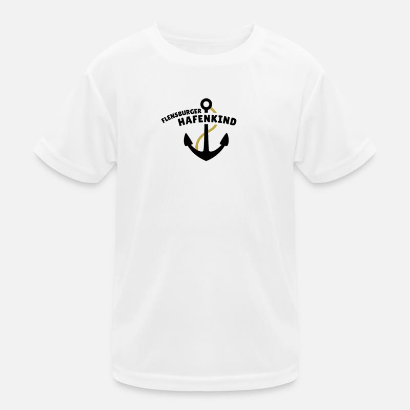 Flensburger Hafenkind Kinder Funktions-T-Shirt