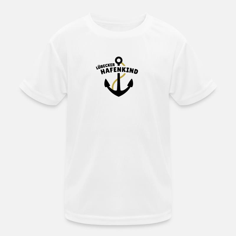 Lübecker Hafenkind Kinder Funktions-T-Shirt
