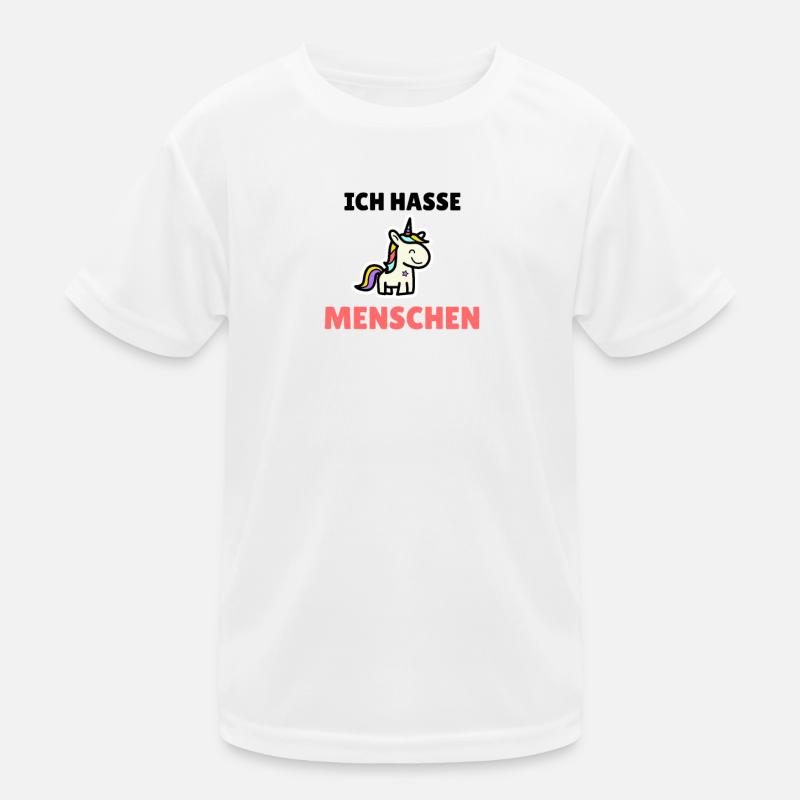 Ich hasse Menschen Kinder Funktions-T-Shirt