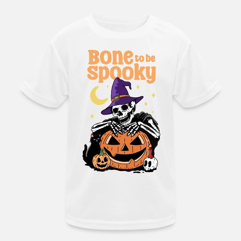 Bone to be Spooky Kids Functional T-Shirt