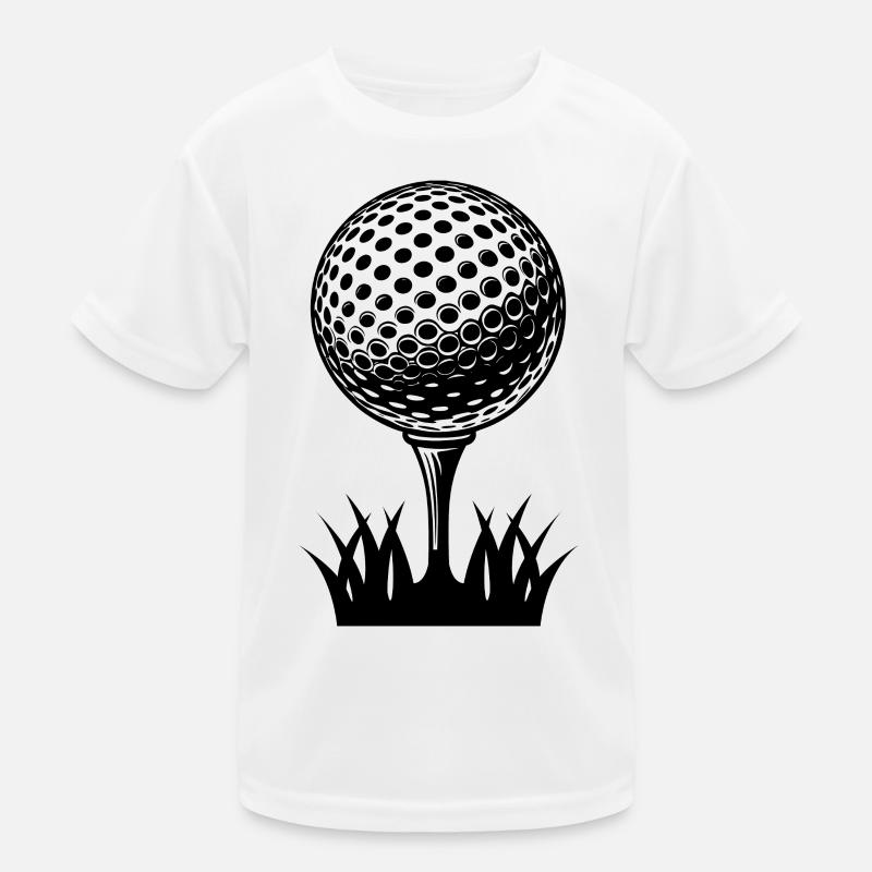 Golf ball Kids Functional T-Shirt