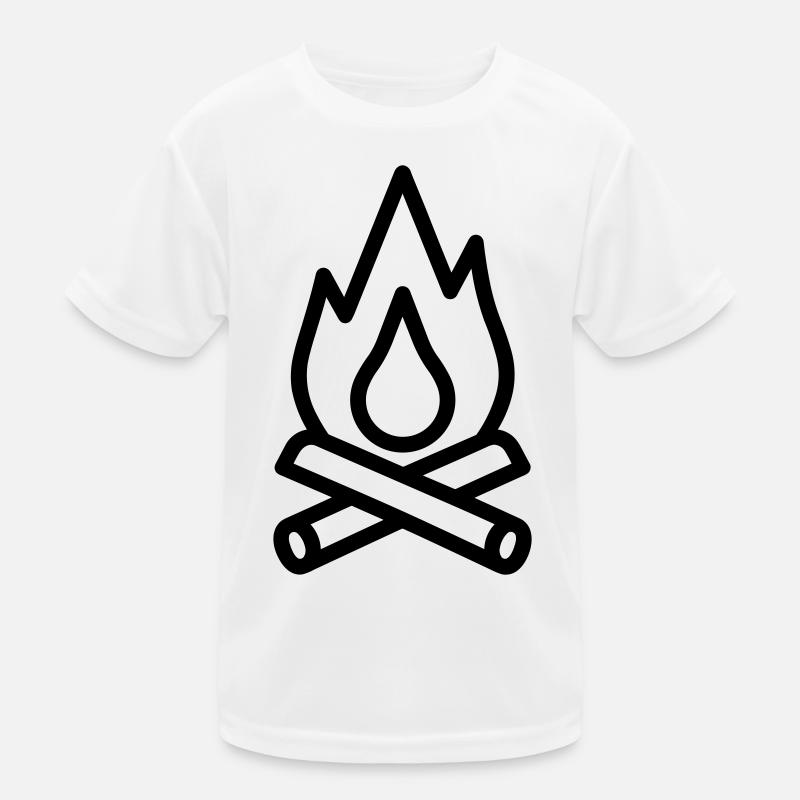 feu de camp T-shirt sport Enfant