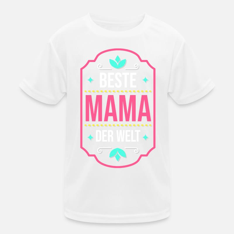 Meilleure maman du monde T-shirt sport Enfant