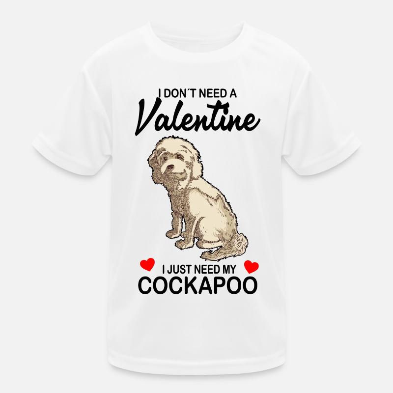 Cockapoo Kinder Funktions-T-Shirt