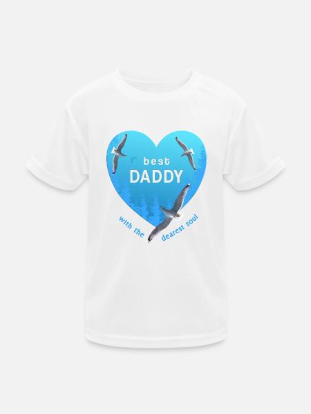 Best Daddy - Kids Functional T-Shirt - white - Front
