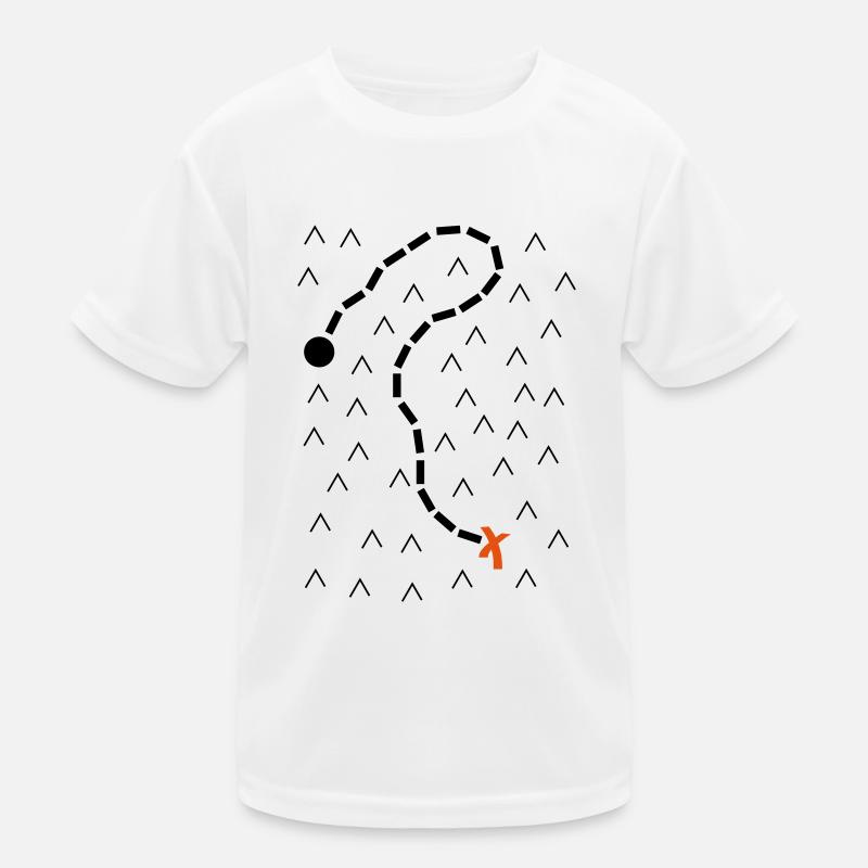 Pirate treasure map Kids Functional T-Shirt