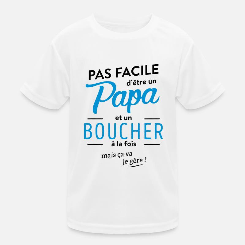 Papa boucher T-shirt sport Enfant