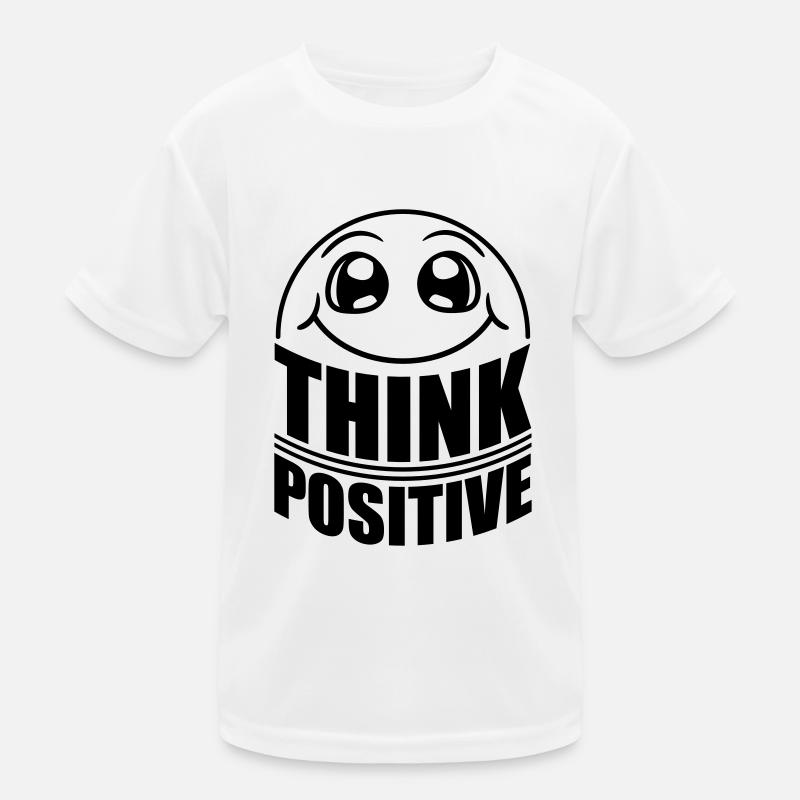 Think Think Cool Think Positive Stay Positive Kids Functional T-Shirt