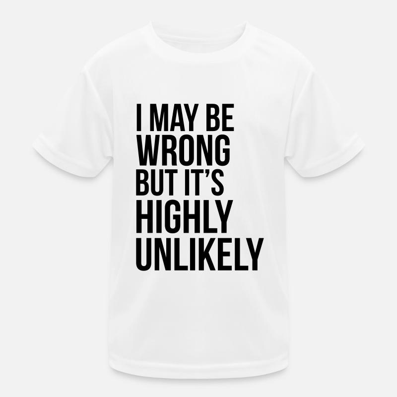 Never Wrong Kids Functional T-Shirt