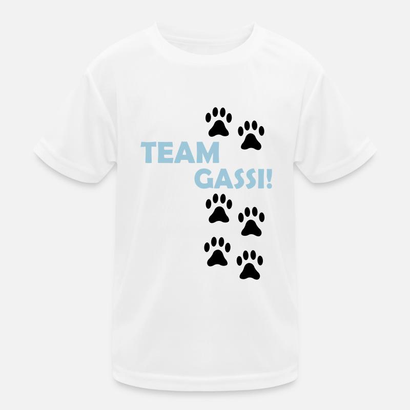 (team_gassi_02) Kinder Funktions-T-Shirt