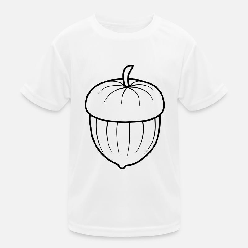 Design Eichel Nuss Kinder Funktions-T-Shirt