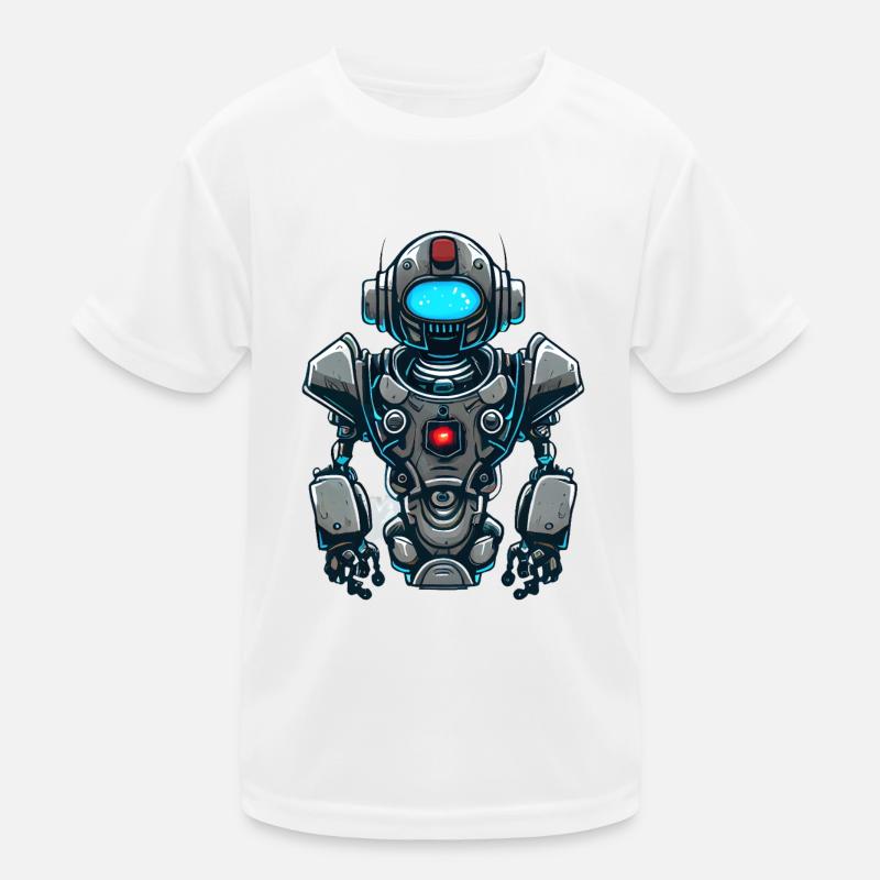 Robot - Kids Functional T-Shirt - white