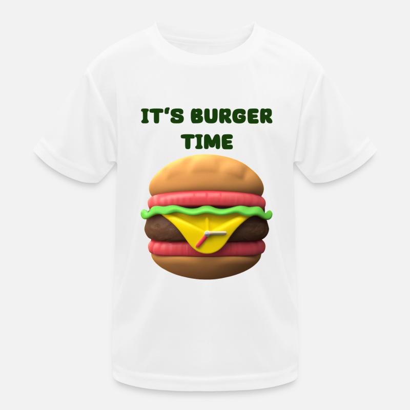 IT'S BURGER TIME Kids Functional T-Shirt