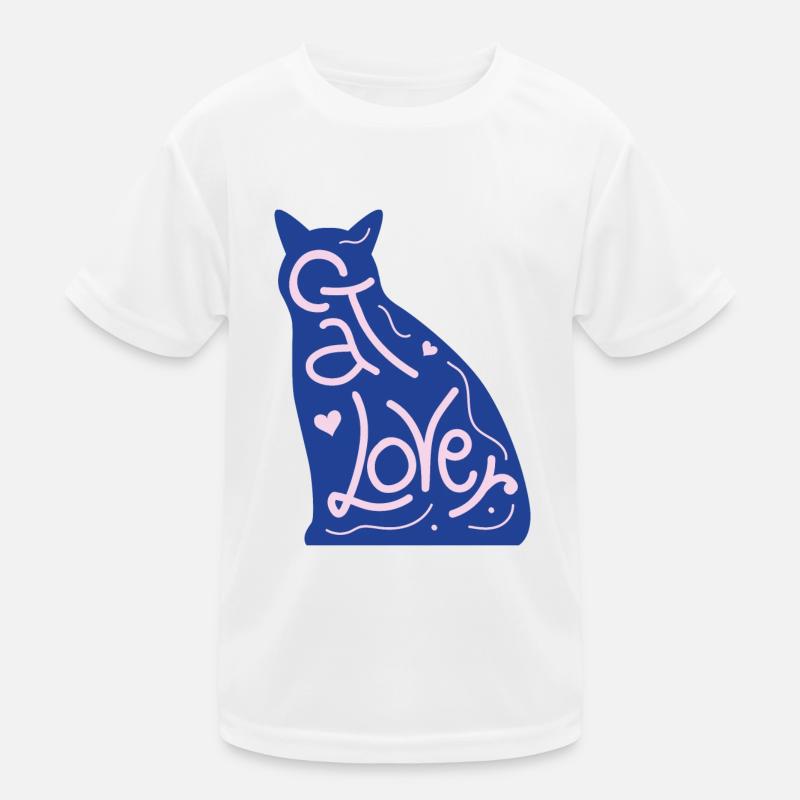 Katze Kinder Funktions-T-Shirt