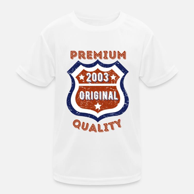 Premium Quality 2003 Kids Functional T-Shirt