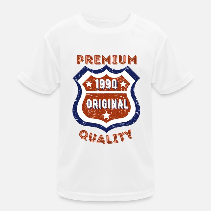 Qualité premium 1990 T-shirt sport Enfant