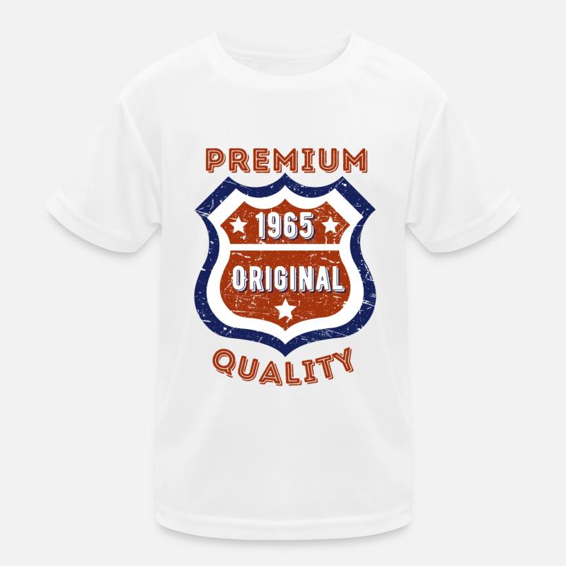 Qualité premium 1965 T-shirt sport Enfant