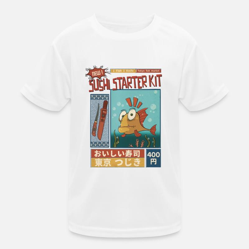 Sushi Starter Kit Kinder Funktions-T-Shirt
