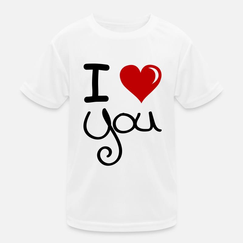 i love you 1 Kids Functional T-Shirt