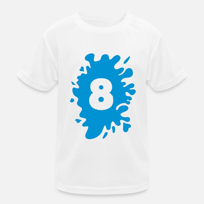 klecks 8 Kinder Funktions-T-Shirt