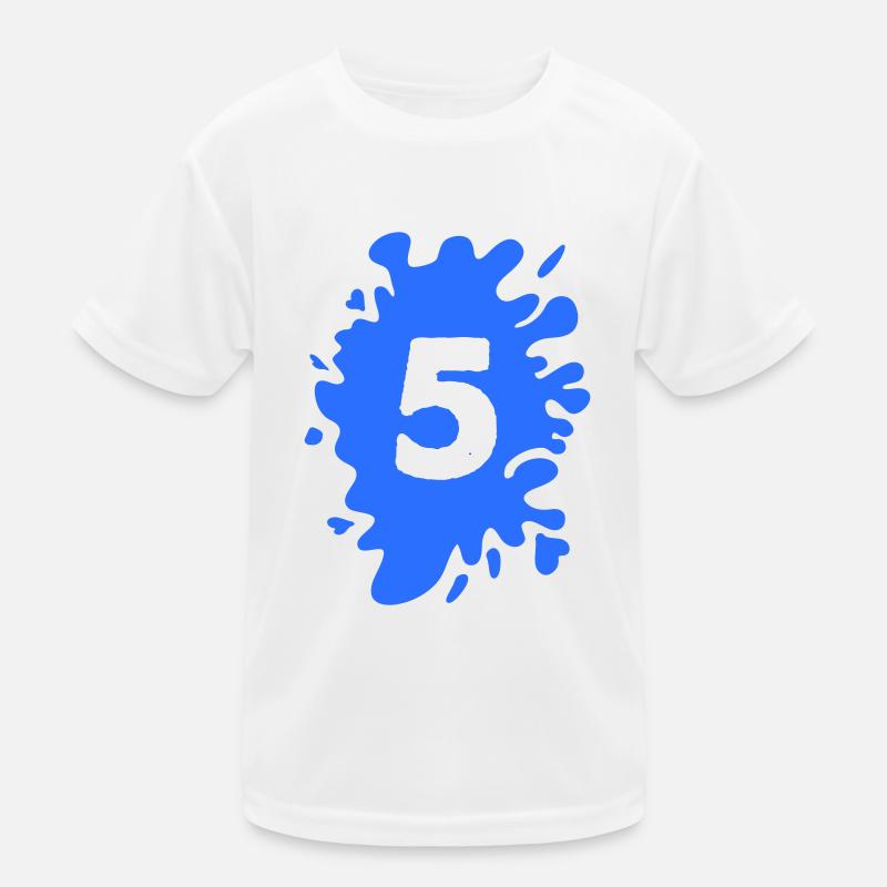 klecks 5 Kinder Funktions-T-Shirt