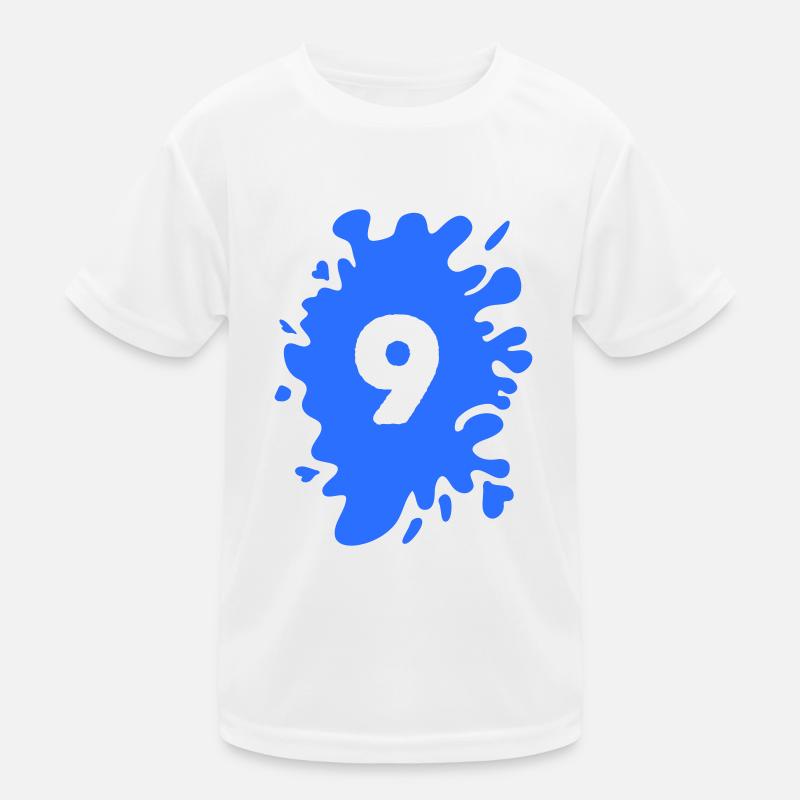 klecks 9 Kinder Funktions-T-Shirt